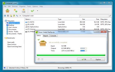 PeaZip 9.3.0 Portable