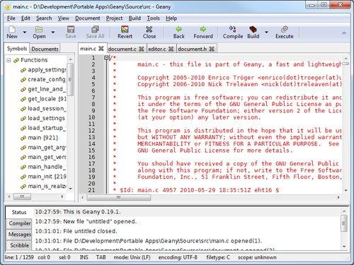 Geany 1.37.1 Portable
